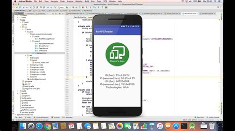 android studio read nfc in background|Android nfc intents.